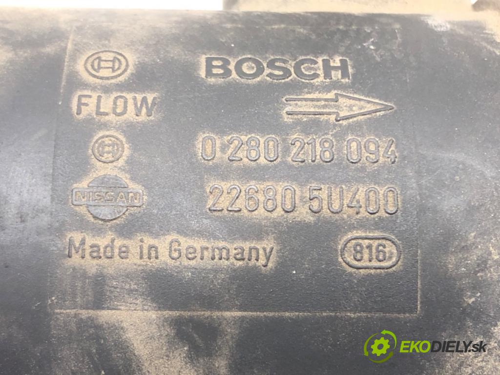 NISSAN PRIMERA (P12) 2002 - 2022    1.8 LPG 85 kW [115 KM] Benzyna / gaz samochodowy (LPG) 2002 - 2022  Váha vzduchu 0280218094 (Váhy vzduchu)