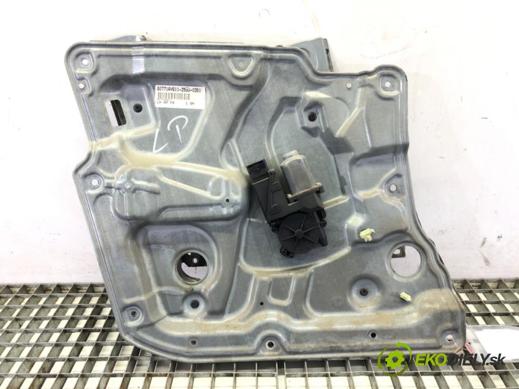 NISSAN PRIMERA (P12) 2002 - 2022    1.8 LPG 85 kW [115 KM] Benzyna / gaz samochodowy (LPG) 2002 - 2022  Mechanizmus okna ľavy predný 80771AV611