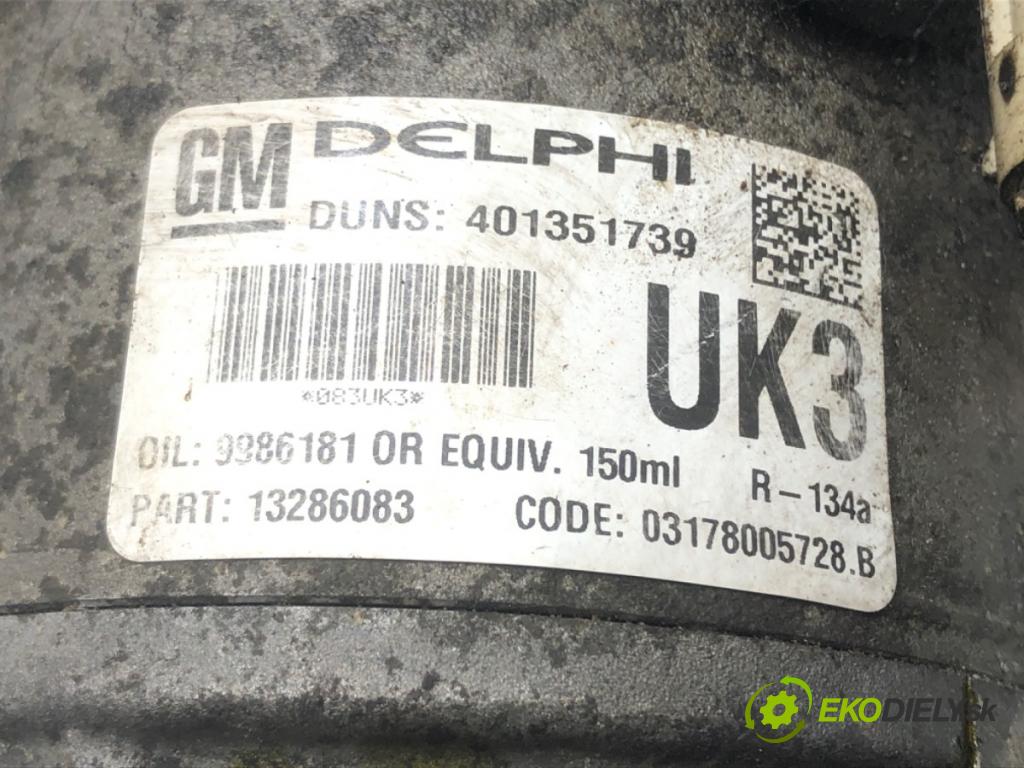 OPEL ASTRA H (A04) 2004 - 2014    1.4 (L48) 66 kW [90 KM] benzyna 2004 - 2010  kompresor klimatizace 401351739 (Kompresory)