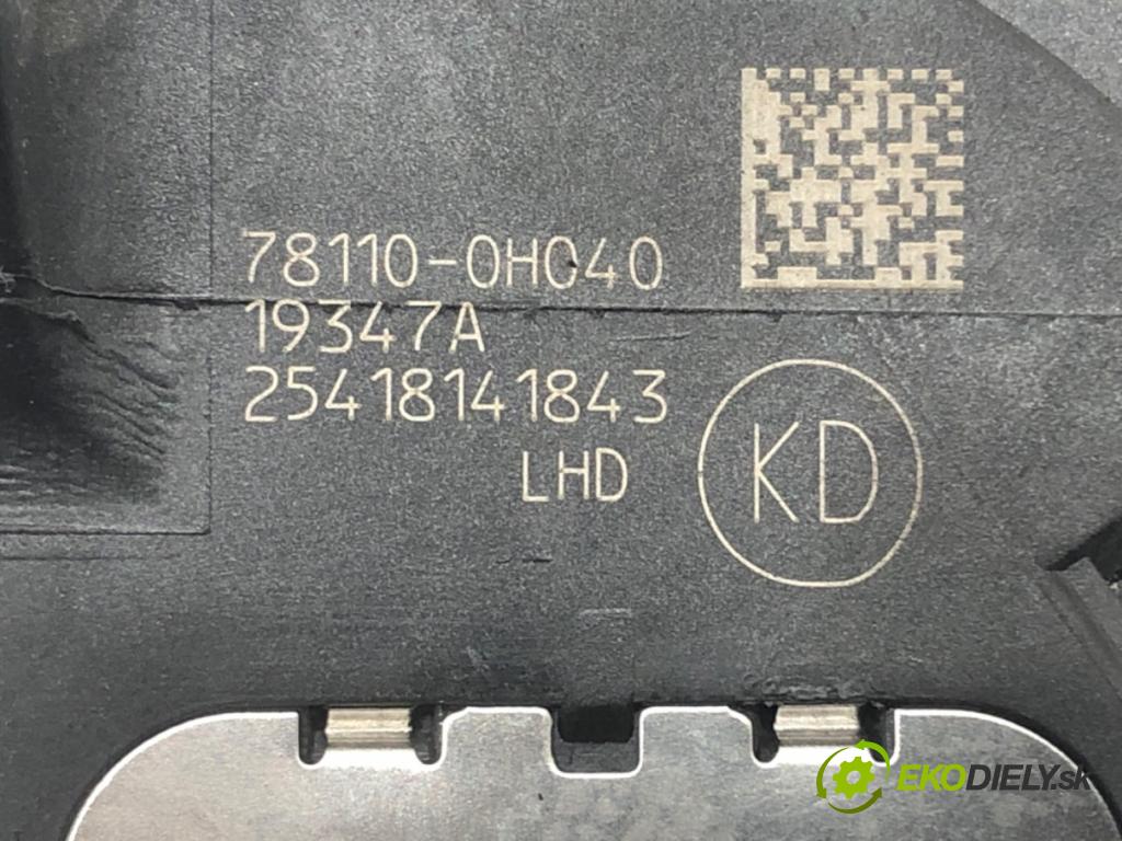 TOYOTA AYGO (_B4_) 2014 - 2022    1.0 VVTi (KGB40) 53 kW [72 KM] benzyna 2018 - 2022  Potenciometer plynu 78110-0H040 (Pedále)