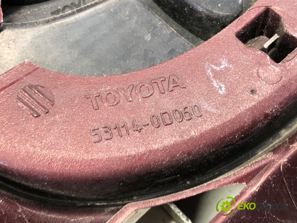 TOYOTA AVENSIS (_T25_) 2003 - 2008    1.8 (ZZT251_) 95 kW [129 KM] benzyna 2003 - 2008  mřížka maska 53114-0D060 (Mřížky (masky) chladičů)