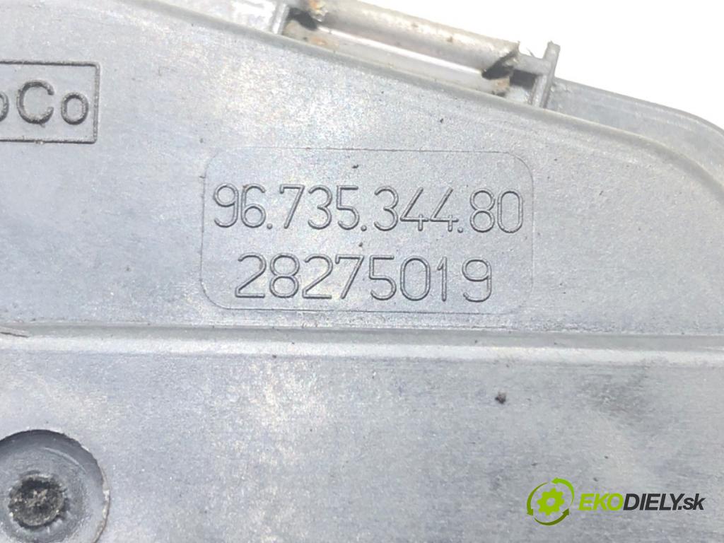 PEUGEOT 2008 I (CU_) 2013 - 2022    1.6 HDi 68 kW [92 KM] olej napędowy 2013 - 2022  škrtíci klapka 9673534480 (Škrticí klapky)