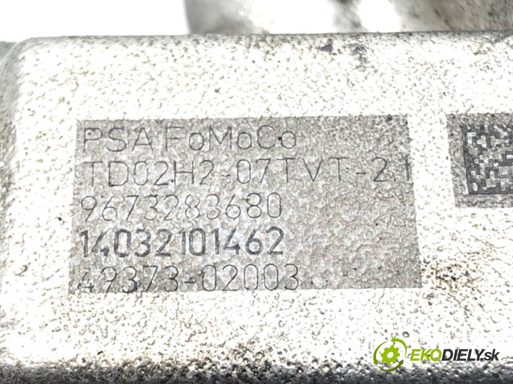 PEUGEOT 2008 I (CU_) 2013 - 2022    1.6 HDi 68 kW [92 KM] olej napędowy 2013 - 2022  Turbodúchadlo,turbo 9673283680 (Turbodúchadlá (kompletné))