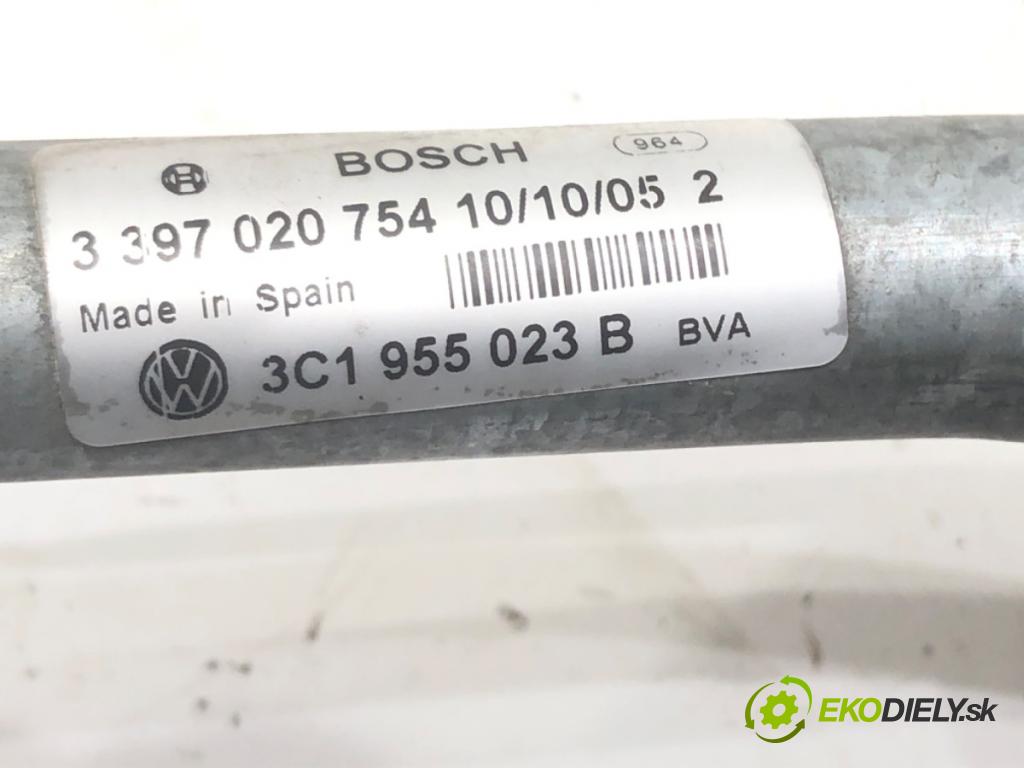 VW PASSAT B6 (3C2) 2005 - 2010    2.0 FSI 110 kW [150 KM] benzyna 2005 - 2010  Mechanizmus stieračov predný 3C1955023B (Motorčeky stieračov predné)