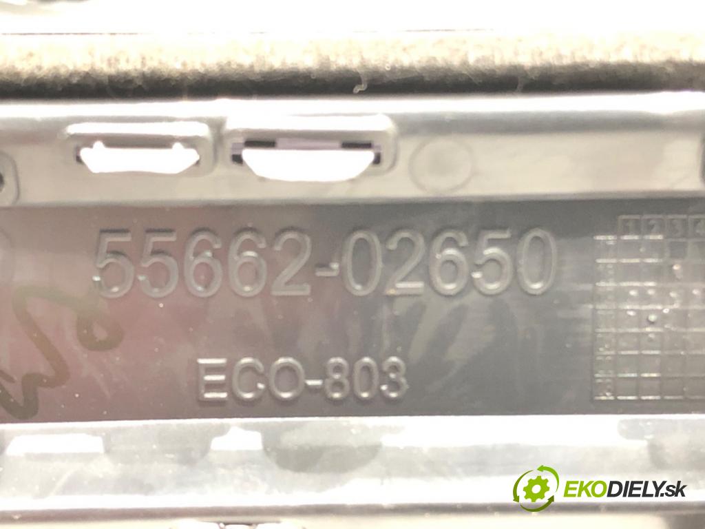 TOYOTA COROLLA sedan (_E21_) 2019 - 2022    1.8 VVTi Hybrid (ZWE211, MZEA12) 72 kW [98 KM] Hybryda silnik benzynowy / elektryczny 2019 - 2022  lišty kryt 55662-02650 (Lišty)