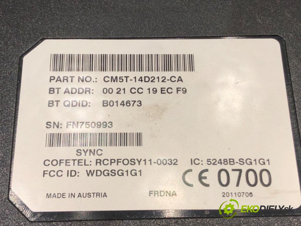 FORD FOCUS III 2010 - 2022    2.0 119 kW [162 KM] benzyna 2011 - 2017  Modul BLUETOOTH CM5T-14D212-CA (Ostatné)