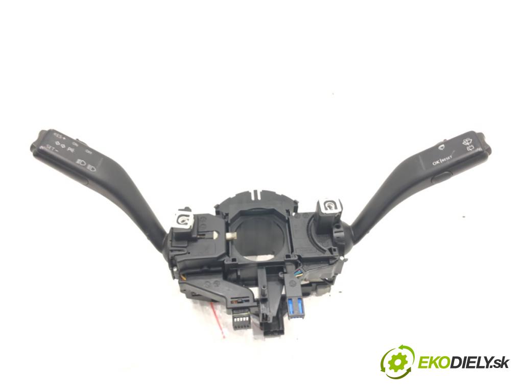 SEAT LEON (1P1) 2005 - 2013    1.9 TDI 77 kW [105 KM] olej napędowy 2005 - 2010  Prepínač kombinovaný 1K0953519A (Prepínače, spínače, tlačidlá a ovládače kúrenia)