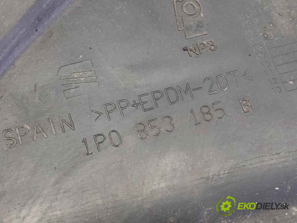 SEAT LEON (1P1) 2005 - 2013    1.9 TDI 77 kW [105 KM] olej napędowy 2005 - 2010  Torpédo, plast pod čelné okno 1P0853185 (Torpéda)