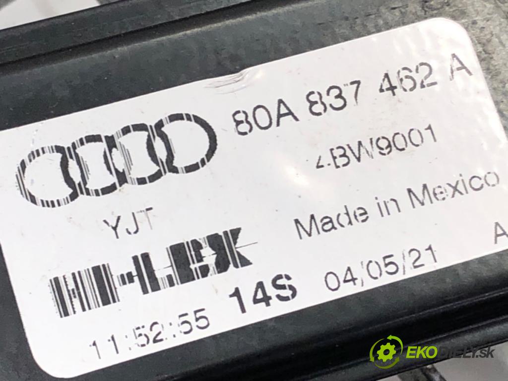AUDI Q5 (FYB, FYG) 2016 - 2022    40 TDI Mild Hybrid quattro 150 kW [204 KM] Hybryda silnik Diesla / elektryczny 2019 - 2020  mechanismus okna pravý přední část 80A837462A