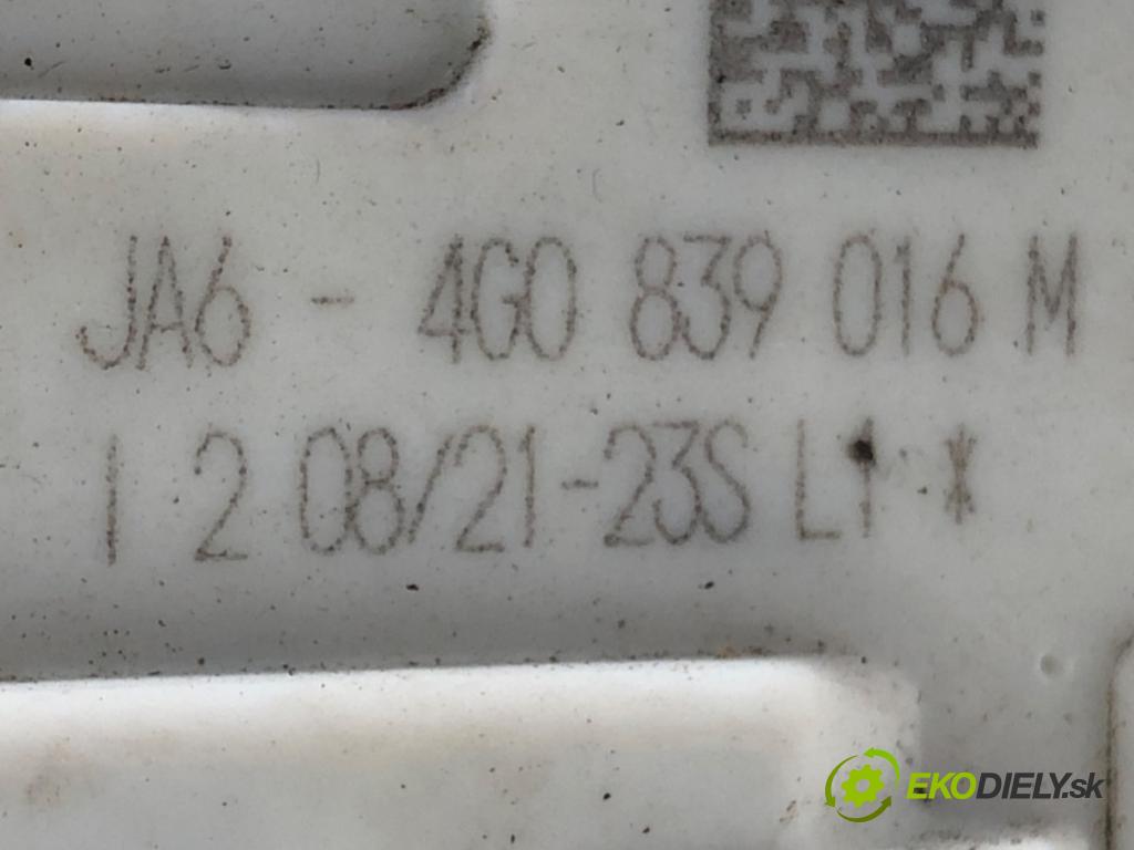 AUDI Q5 (FYB, FYG) 2016 - 2022    40 TDI Mild Hybrid quattro 150 kW [204 KM] Hybryda silnik Diesla / elektryczny 2019 - 2020  zámok dveře pravý zadní část 4G0839016M