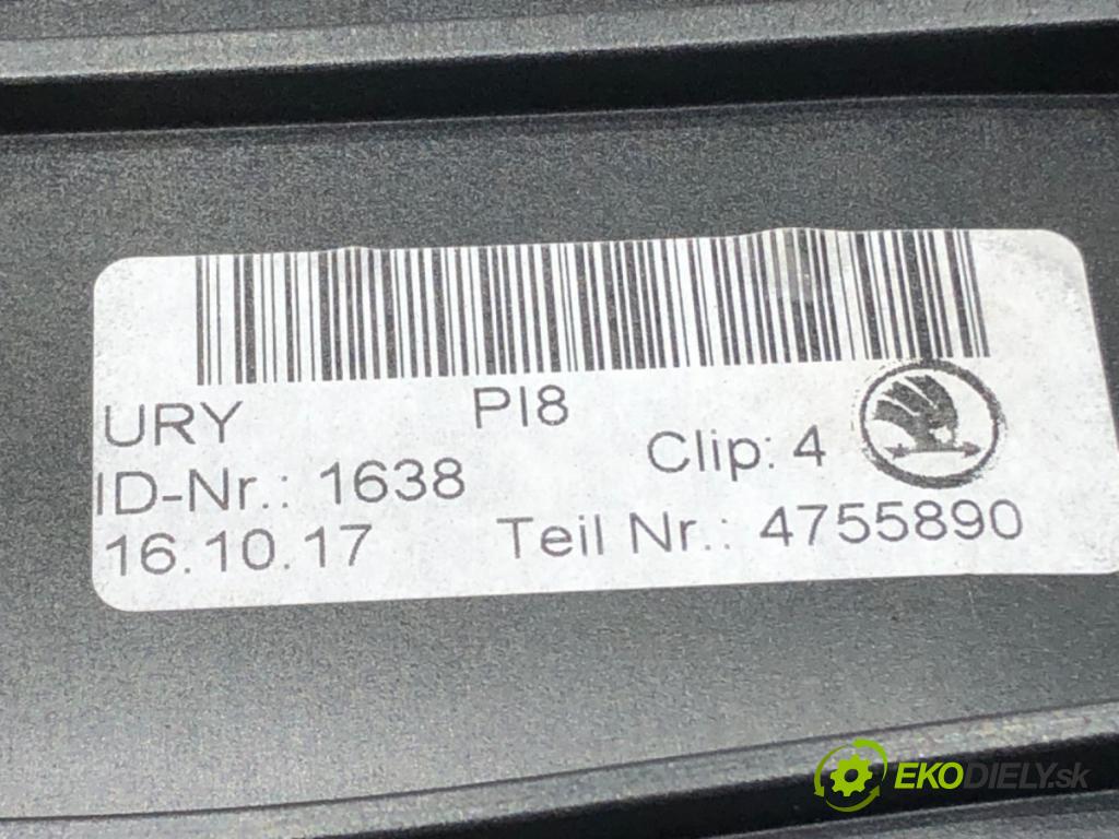 SKODA OCTAVIA III Combi (5E5, 5E6) 2012 - 2022    2.0 TDI 110 kW [150 KM] olej napędowy 2012 - 2022  Lakťová opierka  (Lakťové opierky)