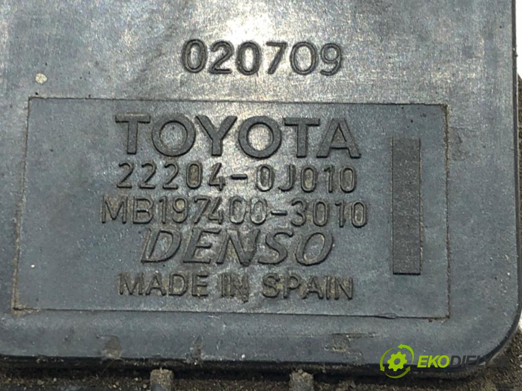 TOYOTA COROLLA (_E12_) 2001 - 2007    1.4 VVT-i (ZZE120_) 71 kW [97 KM] benzyna 2001 - 2007  Váha vzduchu 22204-0J010 (Váhy vzduchu)