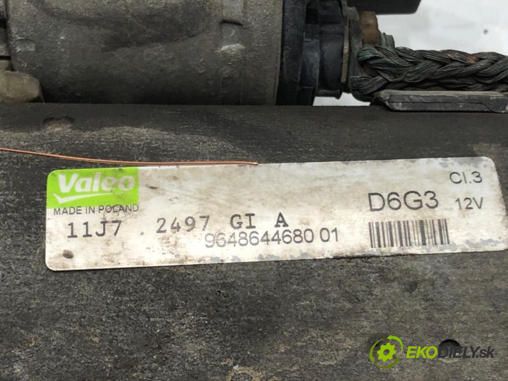 CITROEN C3 I (FC_, FN_) 2002 - 2022    1.4 i 54 kW [73 KM] benzyna 2002 - 2010  Štartér 9648644680 (Štartéry)
