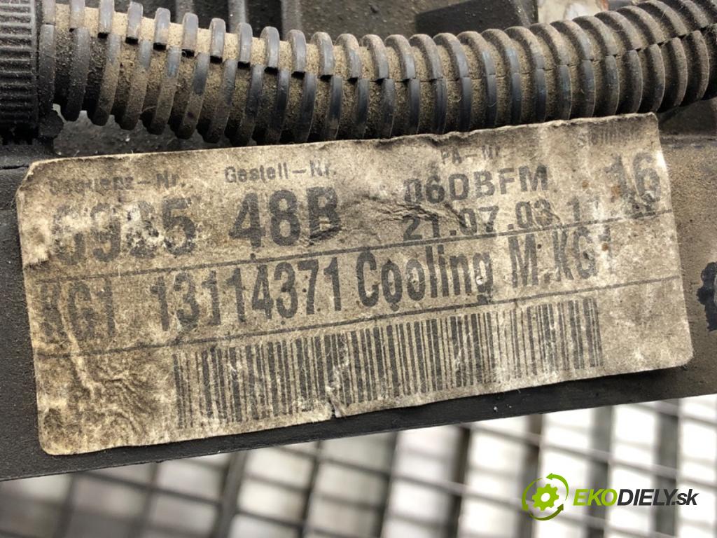 OPEL VECTRA C (Z02) 2002 - 2009    2.0 DTI 16V (F69) 74 kW [101 KM] olej napędowy 2002 - 2006  Ventilátor chladiča 13114371 (Ventilátory)