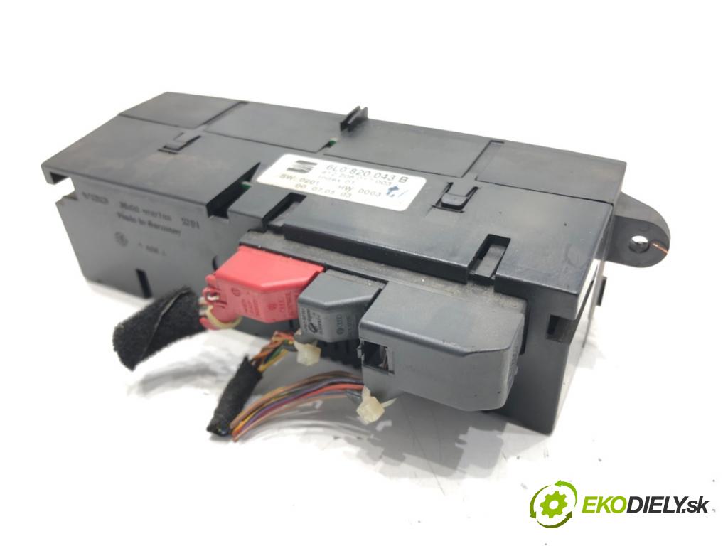 SEAT IBIZA III (6L1) 2002 - 2009    1.9 TDI 96 kW [131 KM] olej napędowy 2002 - 2009  Panel ovládania kúrenia 6L0820043B (Prepínače, spínače, tlačidlá a ovládače kúrenia)