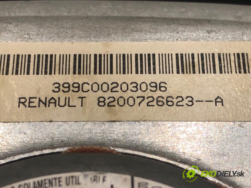 RENAULT THALIA II (LU_) 2008 - 2022    1.2 16V (LU2V) 55 kW [75 KM] benzyna 2008 - 2014  AirBag volantu 8200726623A (Airbagy)