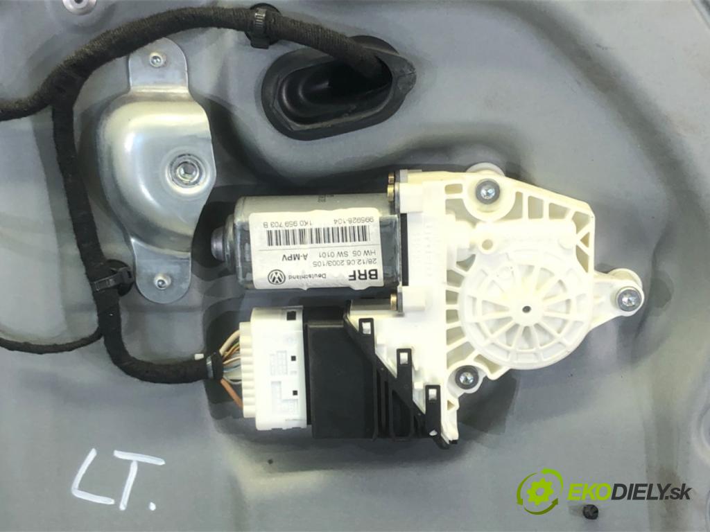 VW TOURAN (1T1, 1T2) 2003 - 2010    1.9 TDI 74 kW [100 KM] olej napędowy 2003 - 2004  mechanismus okna levý zadní část 1K0959703B
