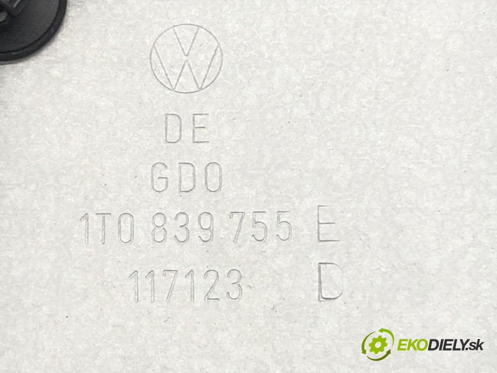 VW TOURAN (1T1, 1T2) 2003 - 2010    1.9 TDI 74 kW [100 KM] olej napędowy 2003 - 2004  mechanismus okna levý zadní část 1K0959703B