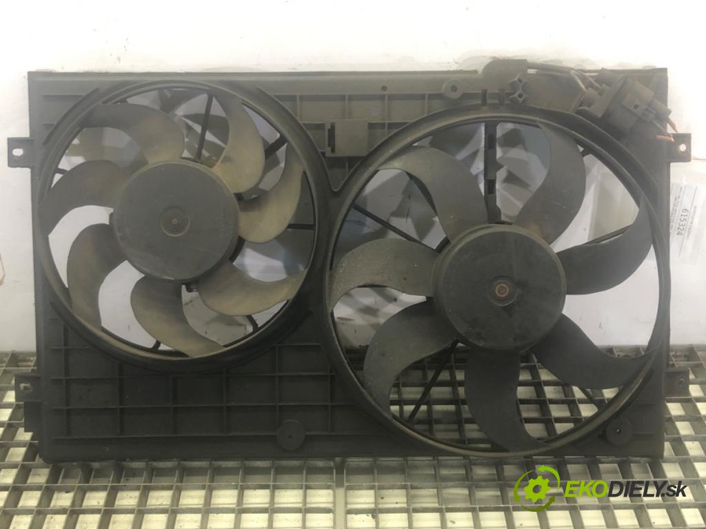 VW GOLF V (1K1) 2003 - 2010    1.9 TDI 77 kW [105 KM] olej napędowy 2003 - 2008  Ventilátor chladiča 1K0121207T (Ventilátory)