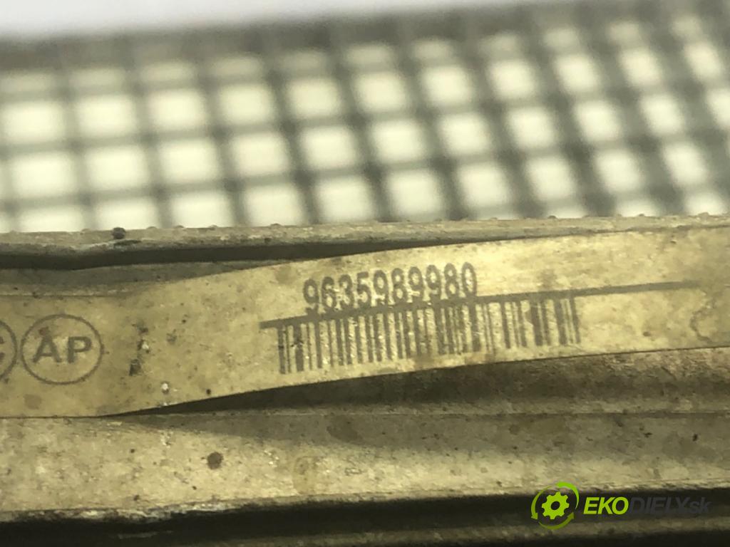 CITROEN C5 I (DC_) 2001 - 2005    2.0 16V (DCRFNC, DCRFNF) 100 kW [136 KM] benzyna 2001 - 2004  Chladič vody 9635989980 (Chladiče vody)