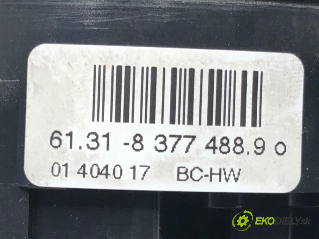 BMW 3 Touring (E46) 1999 - 2005    320 d 110 kW [150 KM] olej napędowy 2001 - 2005  Prepínač kombinovaný 8377488 (Prepínače, spínače, tlačidlá a ovládače kúrenia)