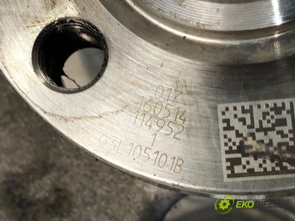 SKODA SUPERB II Kombi (3T5) 2009 - 2015    2.0 TDI 103 kW [140 KM] olej napędowy 2009 - 2010  Kardaň, hriadeľ KLIKA: 03L105101B (Ostatné)