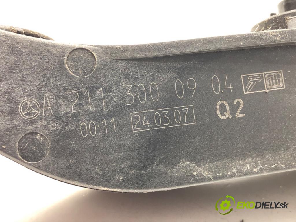 MERCEDES-BENZ KLASA E (W211) 2002 - 2009    E 320 CDI (211.022) 165 kW [224 KM] olej napędowy 2005 - 2008  Potenciometer plynu 2113000904 (Pedále)