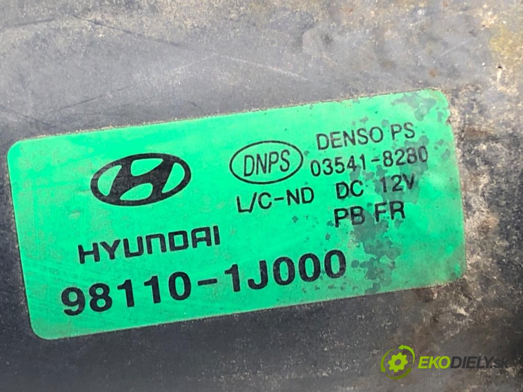 HYUNDAI i20 I (PB, PBT) 2008 - 2022    1.4 CRDi 66 kW [90 KM] olej napędowy 2008 - 2015  Mechanizmus stieračov predný 98110-1J000 (Motorčeky stieračov predné)