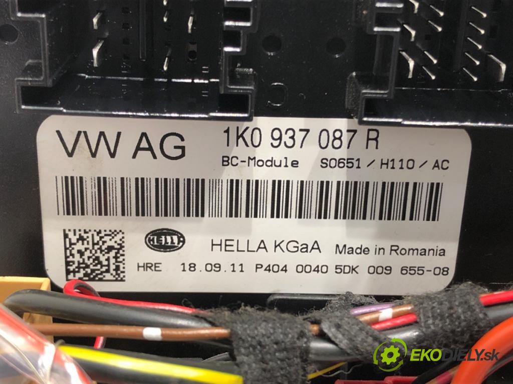 SKODA SUPERB II (3T4) 2008 - 2015    1.6 TDI 77 kW [105 KM] olej napędowy 2010 - 2015  Modul komfortu 1K0937087R (Moduly komfortu)