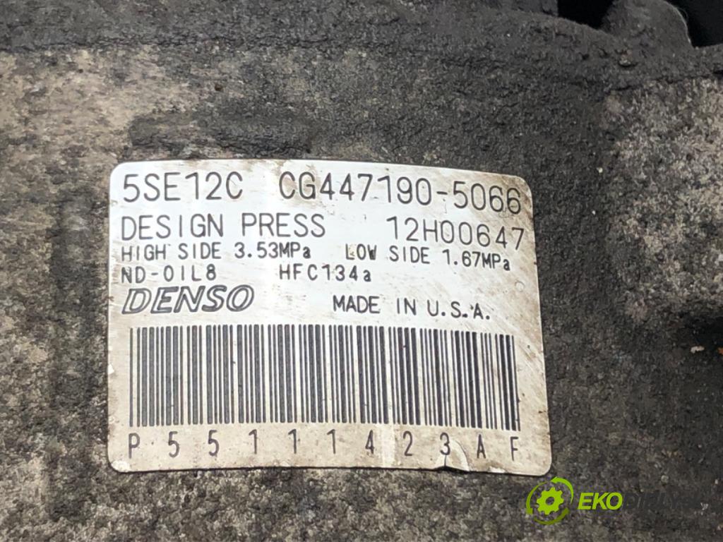 DODGE CALIBER 2006 - 2022    2.0 CRD 103 kW [140 KM] olej napędowy 2006 - 2022  kompresor klimatizace CG447190-5066 (Kompresory)