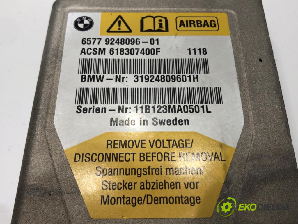 BMW 5 Touring (F11) 2009 - 2017    530 d 190 kW [258 KM] olej napędowy 2011 - 2017  senzor airbag 9248096 (Snímače)