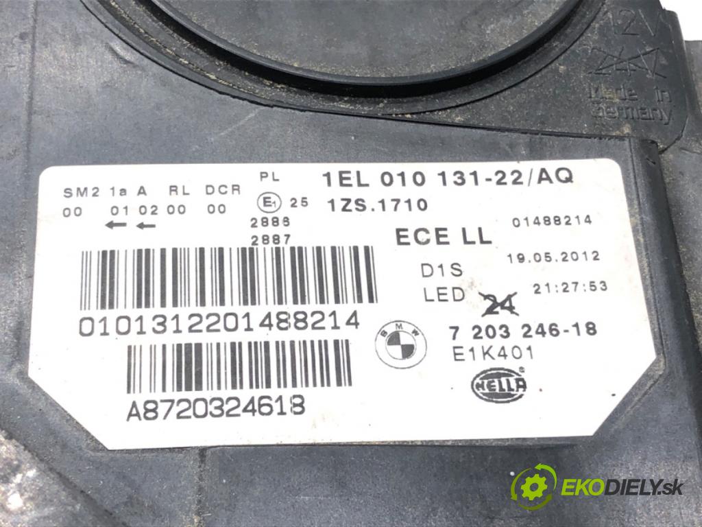 BMW 5 Touring (F11) 2009 - 2017    530 d 190 kW [258 KM] olej napędowy 2011 - 2017  Svetlomet pravy predný XENON 7203246