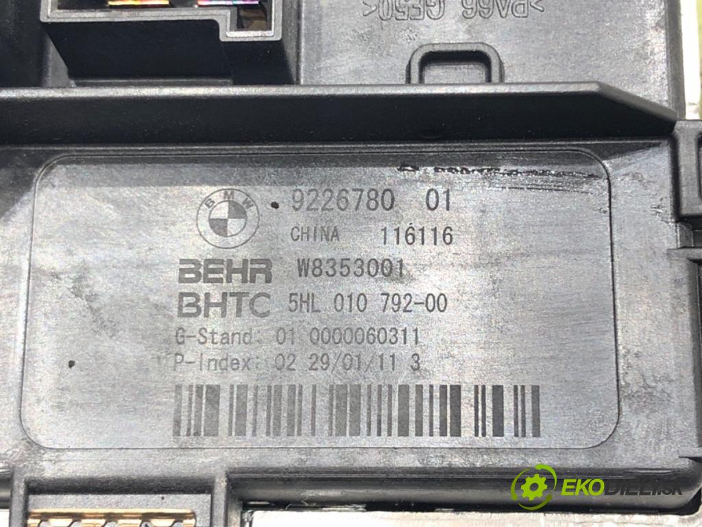 BMW 5 Touring (F11) 2009 - 2017    530 d 190 kW [258 KM] olej napędowy 2011 - 2017  Odpor, rezistor kúrenia vzduchu 9226780 (Odpory (rezistory) kúrenia)