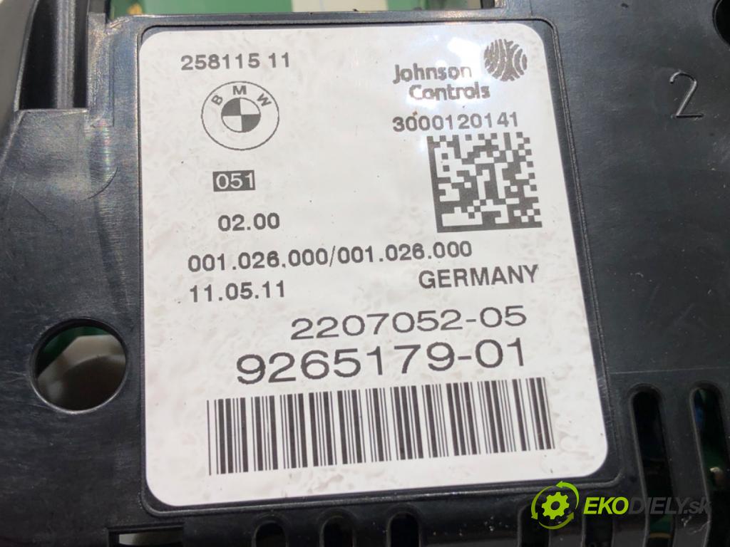 BMW 5 Touring (F11) 2009 - 2017    530 d 190 kW [258 KM] olej napędowy 2011 - 2017  Prístrojovka 9265179 (Prístrojové dosky, displeje)