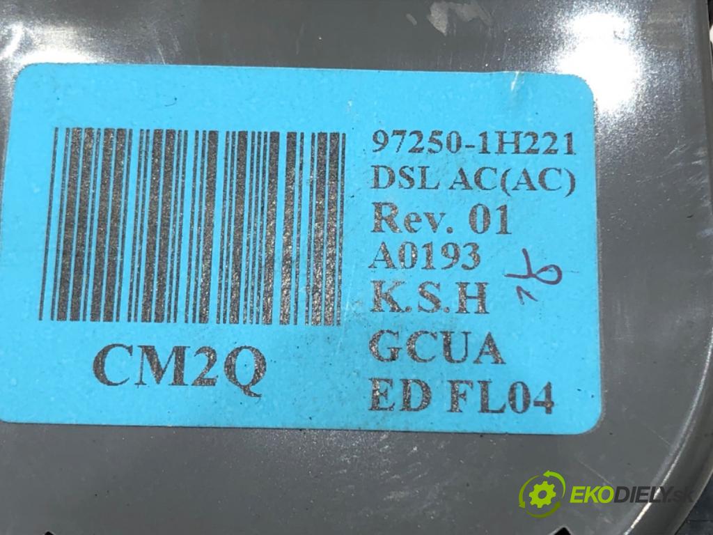 KIA CEED SW (ED) 2007 - 2012    1.6 CRDi 115 85 kW [115 KM] olej napędowy 2007 - 2012  Panel ovládania radia 97250-1H221 (Prepínače, spínače, tlačidlá a ovládače kúrenia)