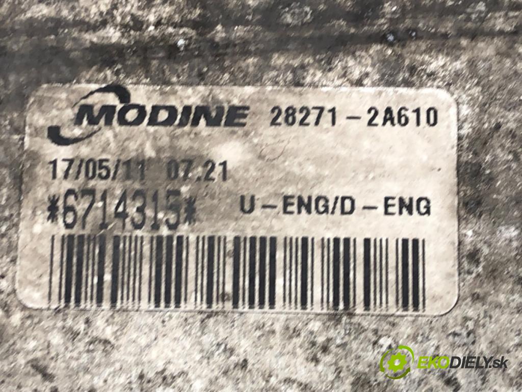 KIA CEED SW (ED) 2007 - 2012    1.6 CRDi 115 85 kW [115 KM] olej napędowy 2007 - 2012  intercooler 28271-2A610 (Chladiče nasávaného vzduchu (intercoolery))
