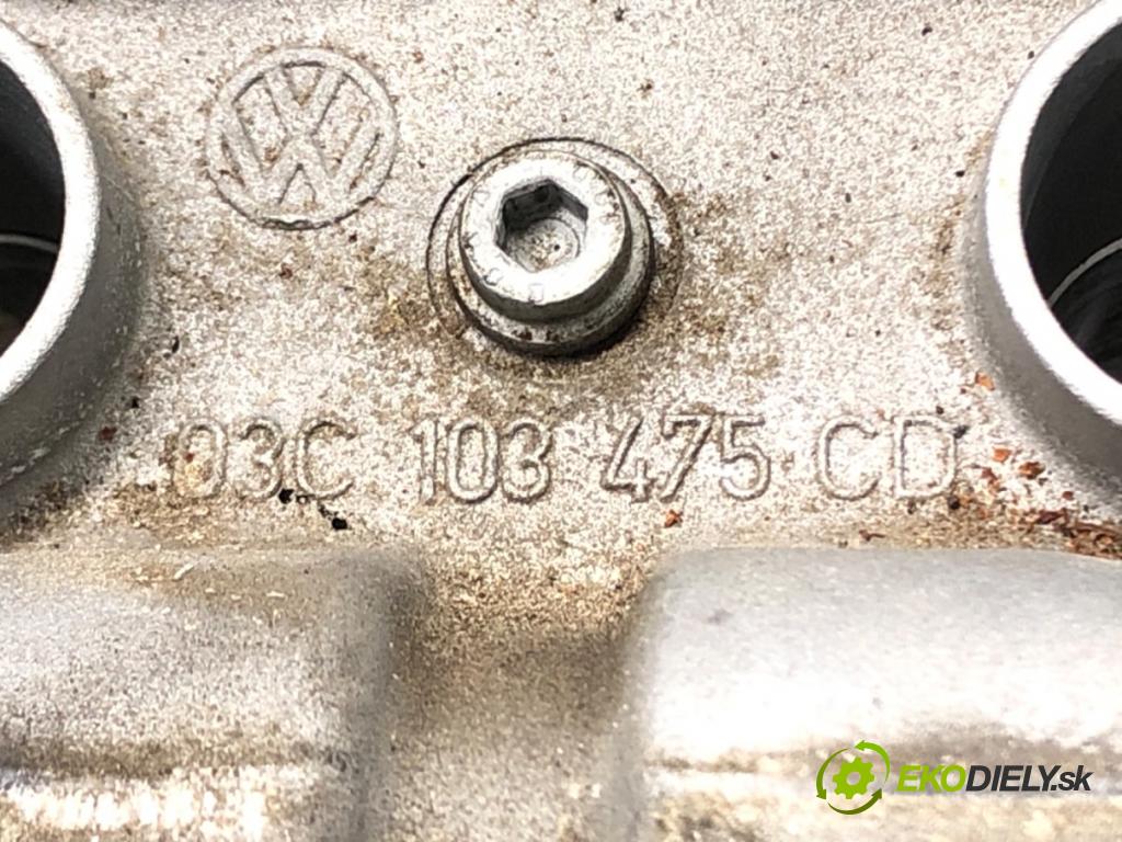 VW GOLF VI (5K1) 2008 - 2014    1.4 TSI 90 kW [122 KM] benzyna 2008 - 2012  Hlava valcov 03C103475CD CAX (Hlavy valcov)