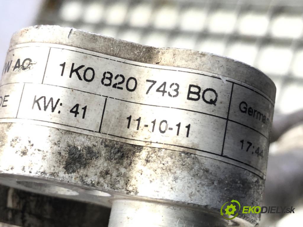 VW GOLF VI (5K1) 2008 - 2014    1.4 TSI 90 kW [122 KM] benzyna 2008 - 2012  rúrka klimatizácie 1K0820743BQ (Rúrky klimatizácie)