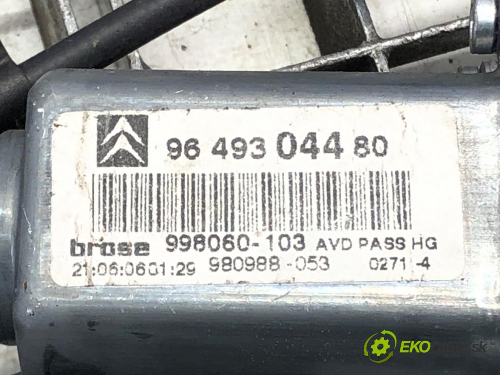 CITROEN C5 II Break (RE_) 2004 - 2022    2.2 HDi 125 kW [170 KM] olej napędowy 2006 - 2022  mechanismus okna pravý přední část 9649304480