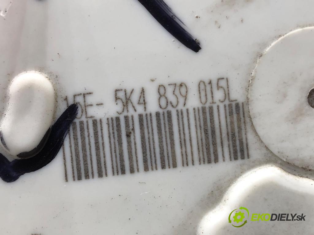 VW POLO V (6R1, 6C1) 2009 - 2022    1.2 TDI 55 kW [75 KM] olej napędowy 2009 - 2022  zámok dveře levý zadní část 5K4839015L