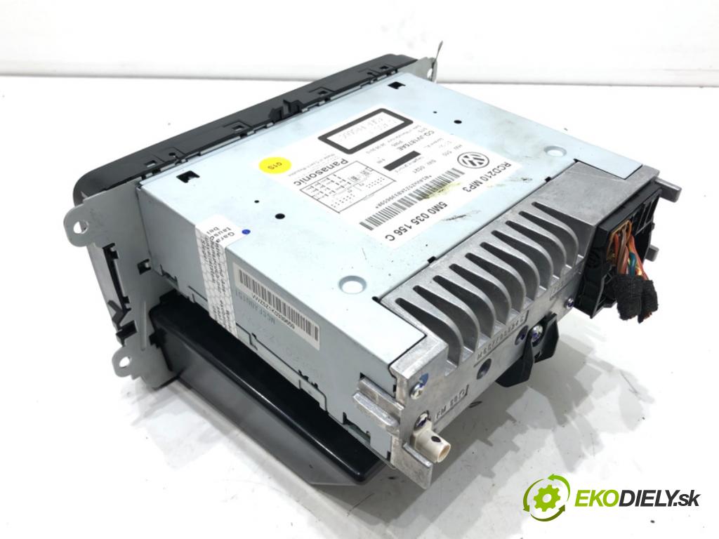 VW POLO V (6R1, 6C1) 2009 - 2022    1.2 TDI 55 kW [75 KM] olej napędowy 2009 - 2022  RADIO 5M0035156C (Audio zariadenia)