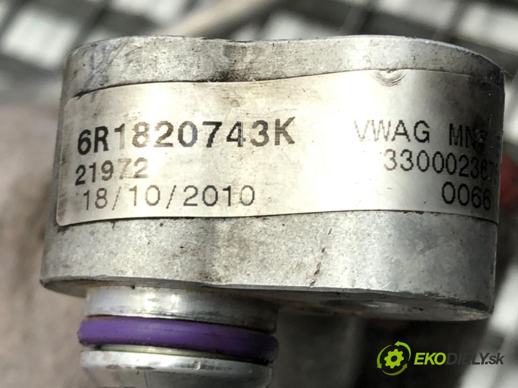 VW POLO V (6R1, 6C1) 2009 - 2022    1.2 TDI 55 kW [75 KM] olej napędowy 2009 - 2022  rúrka klimatizácie 6R1820743K (Rúrky klimatizácie)