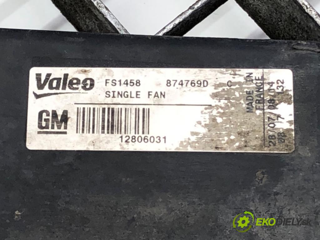 OPEL VECTRA C Kombi (Z02) 2003 - 2009    1.8 (F35) 103 kW [140 KM] benzyna 2005 - 2008  Ventilátor chladiča 12806031 (Ventilátory)