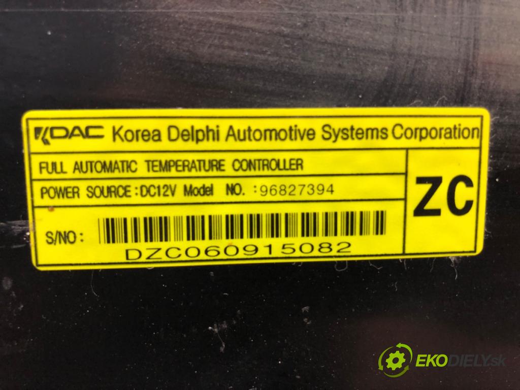 OPEL ANTARA A (L07) 2006 - 2022    2.0 CDTI 110 kW [150 KM] olej napędowy 2006 - 2011  Panel ovládania kúrenia 96827394 (Prepínače, spínače, tlačidlá a ovládače kúrenia)