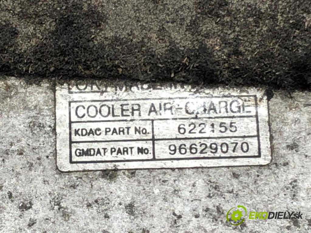 OPEL ANTARA A (L07) 2006 - 2022    2.0 CDTI 110 kW [150 KM] olej napędowy 2006 - 2011  intercooler 96629070 (Chladiče nasávaného vzduchu (intercoolery))