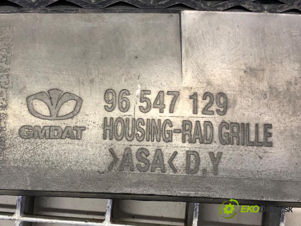 CHEVROLET LACETTI (J200) 2003 - 2022    1.4 16V 70 kW [95 KM] benzyna 2005 - 2013  mřížka maska 96547129 (Mřížky (masky) chladičů)