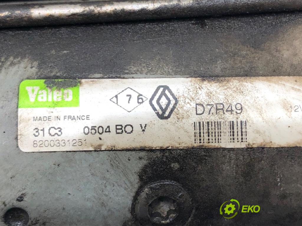 RENAULT MEGANE II (BM0/1_, CM0/1_) 2001 - 2012    1.9 dCi (BM0G, CM0G) 88 kW [120 KM] olej napędowy 2002 - 2008  Štartér 8200331251 (Štartéry)