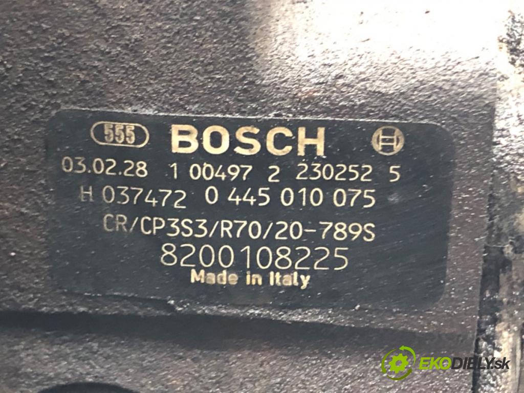 RENAULT MEGANE II (BM0/1_, CM0/1_) 2001 - 2012    1.9 dCi (BM0G, CM0G) 88 kW [120 KM] olej napędowy 2002 - 2008  Pumpa vstrekovacia 8200108225 (Vstrekovacie čerpadlá)