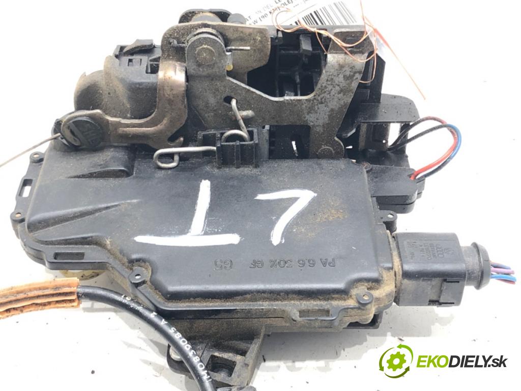 SEAT LEON (1M1) 1999 - 2006    1.9 TDI 66 kW [90 KM] olej napędowy 1999 - 2006  zámok dveře levý zadní část