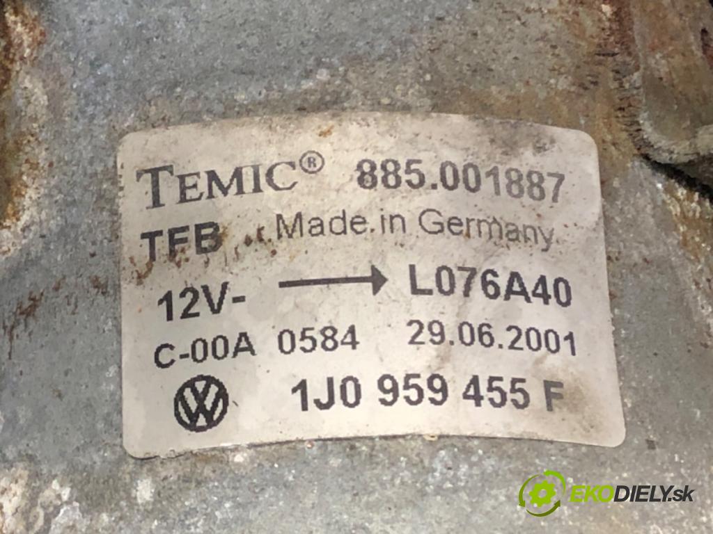 SEAT LEON (1M1) 1999 - 2006    1.9 TDI 66 kW [90 KM] olej napędowy 1999 - 2006  Ventilátor chladiča 1J0959455F (Ventilátory)